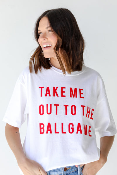 Take Me Out To The Ballgame Graphic Tee front view
