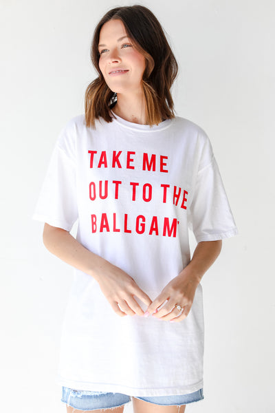 Take Me Out To The Ballgame Graphic Tee from dress up