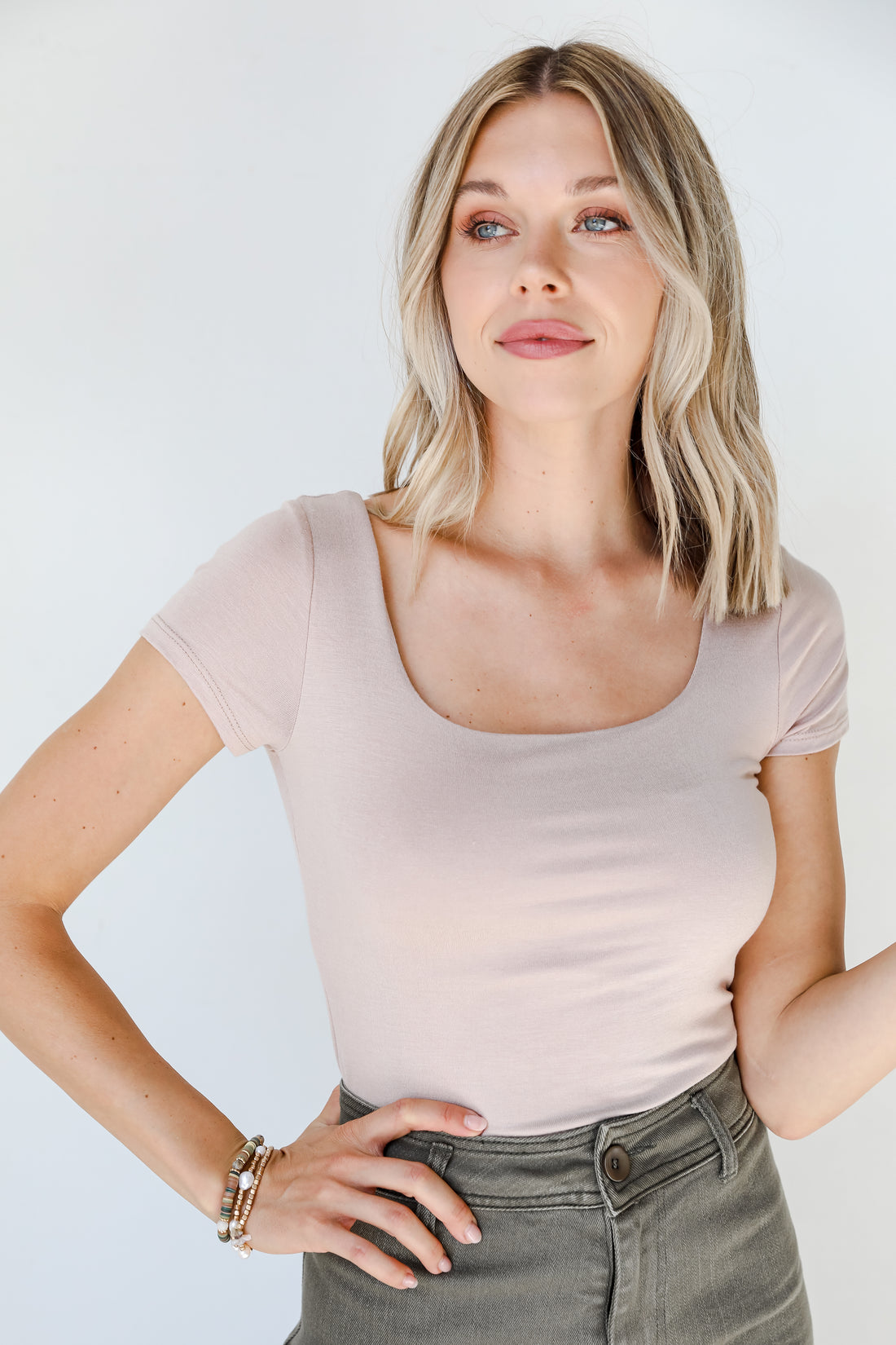 taupe Everyday Bodysuit