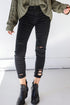 Distressed Black Skinny Jeans