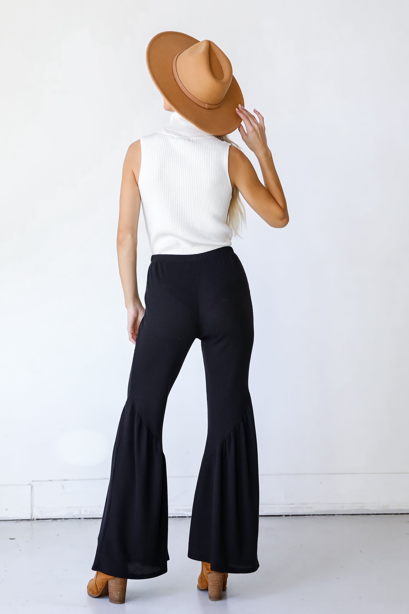 Flare Pants back view
