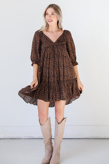 Floral Mini Dress front view