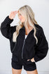 black Windbreaker Jacket