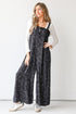 printed wide leg Jumpsuit