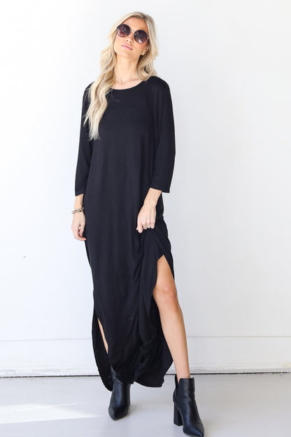 Jersey Knit Maxi Dress from dress up