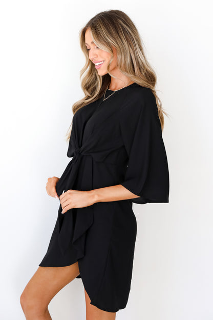 little black dress side view