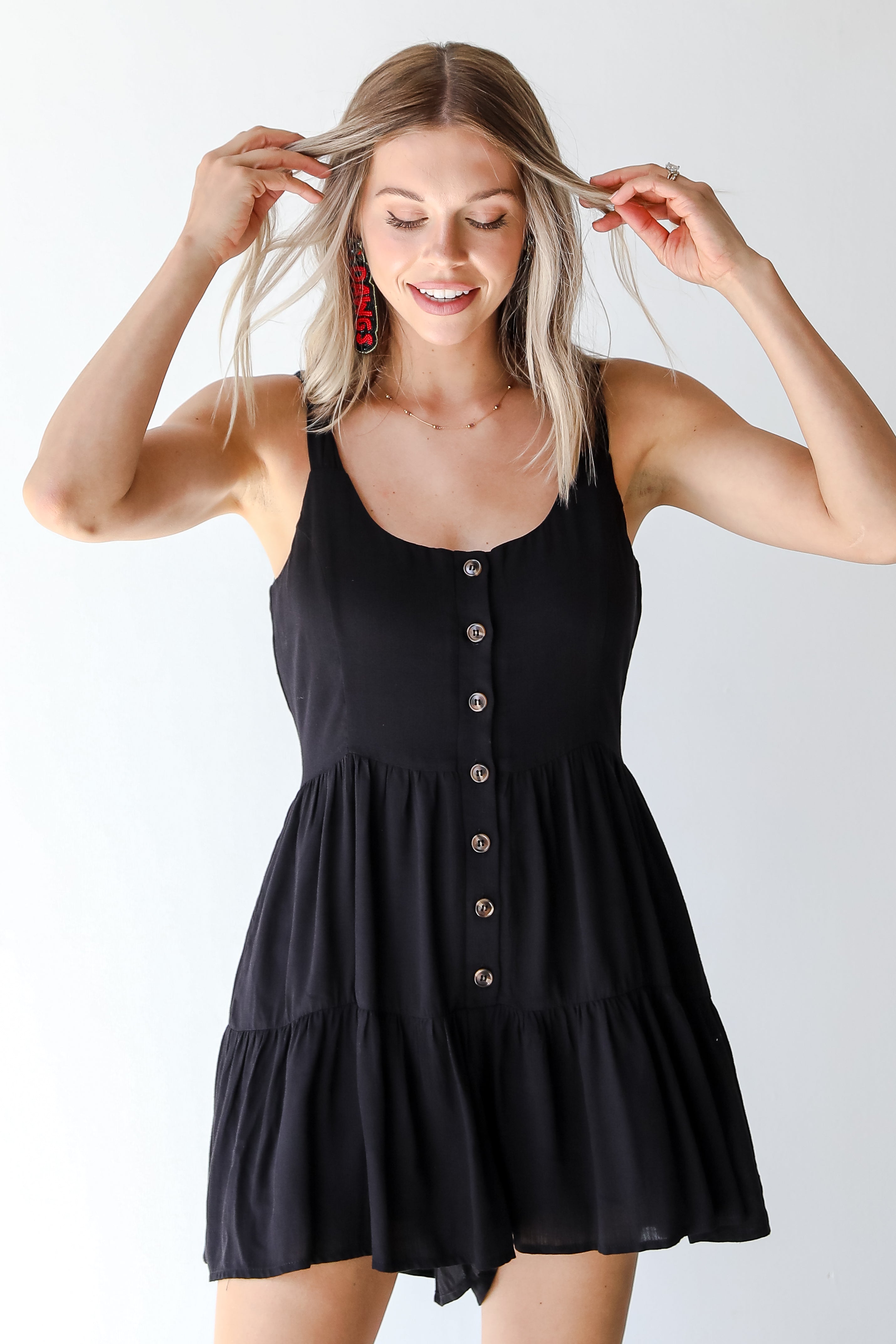 black romper front view
