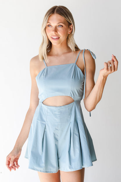 Cutout Romper on model