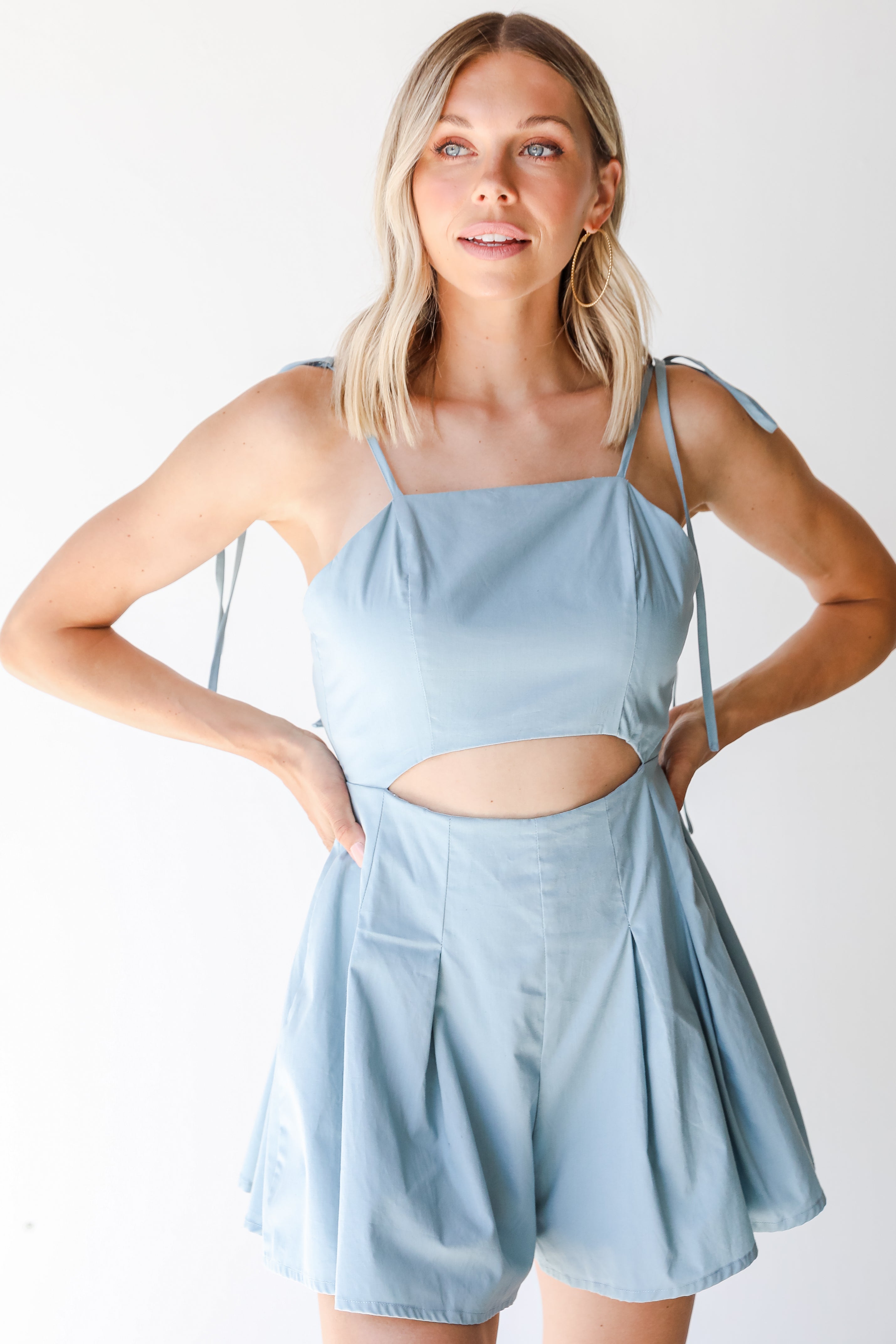 Cutout Romper front view