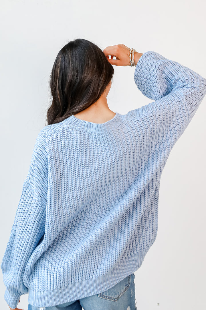 Sweater back view