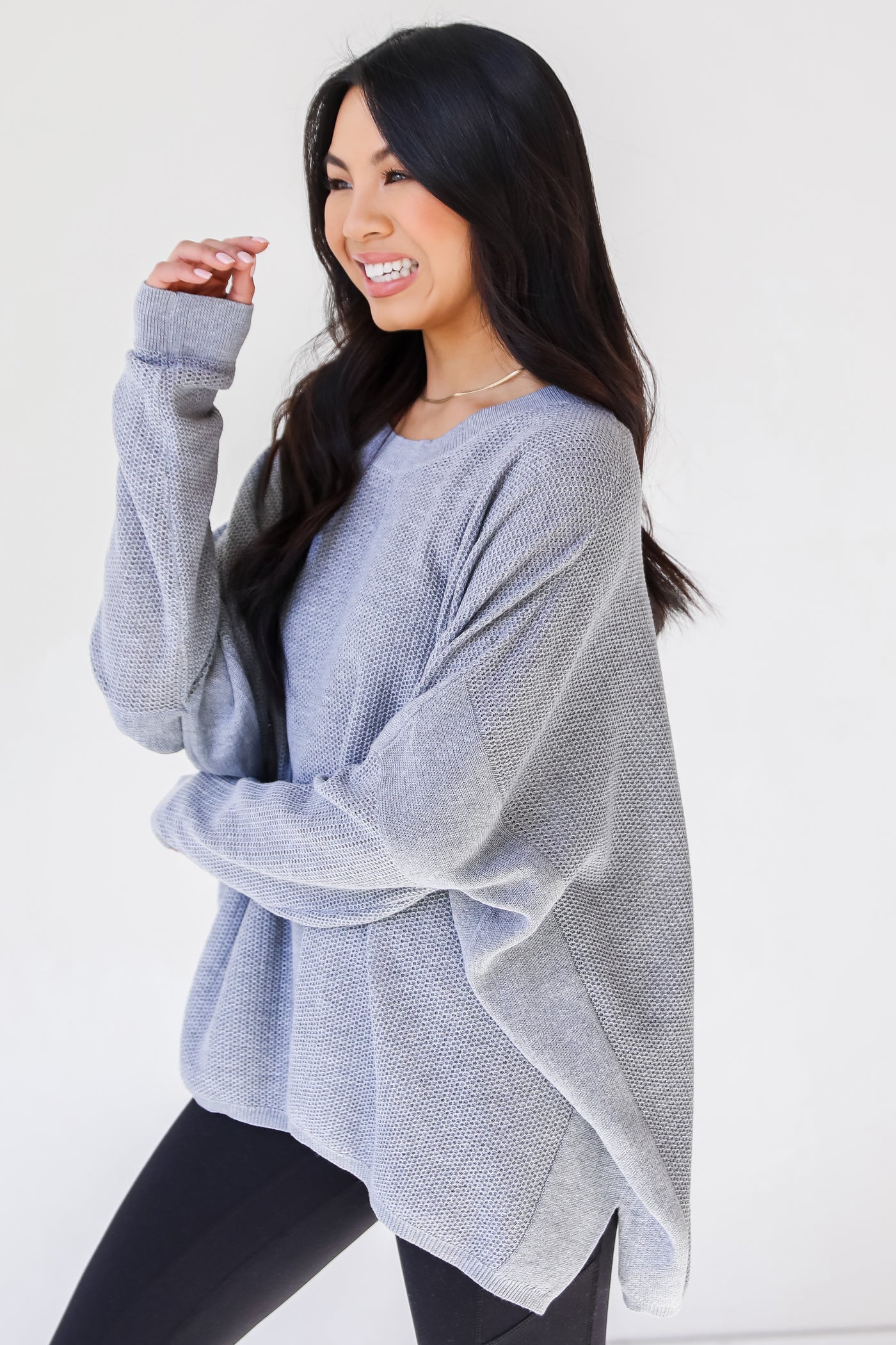 oversized Sweater side view