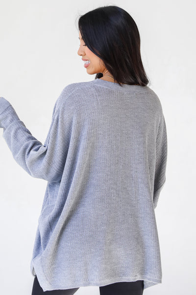 oversized Sweater back view