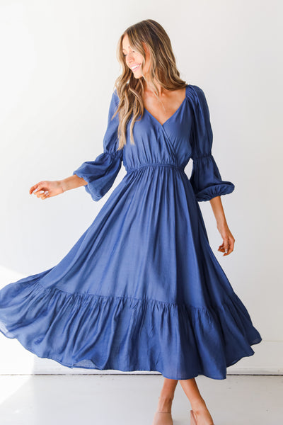 navy blue Maxi Dress