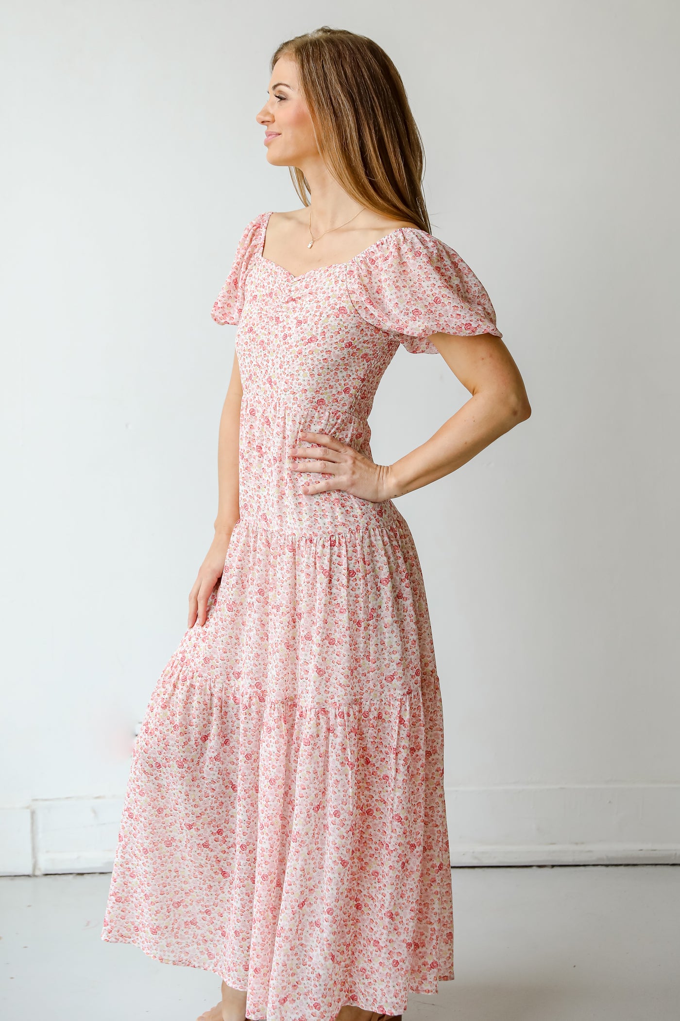 Floral Maxi Dress side view