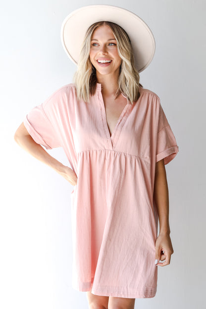 Babydoll Dress on model