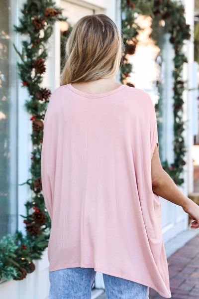 Oversized Top back view