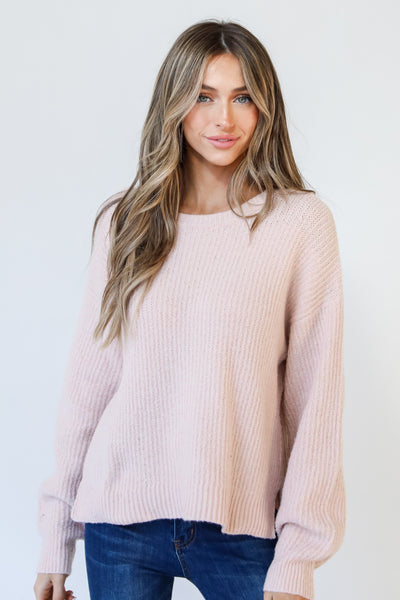 blush Sweater front view