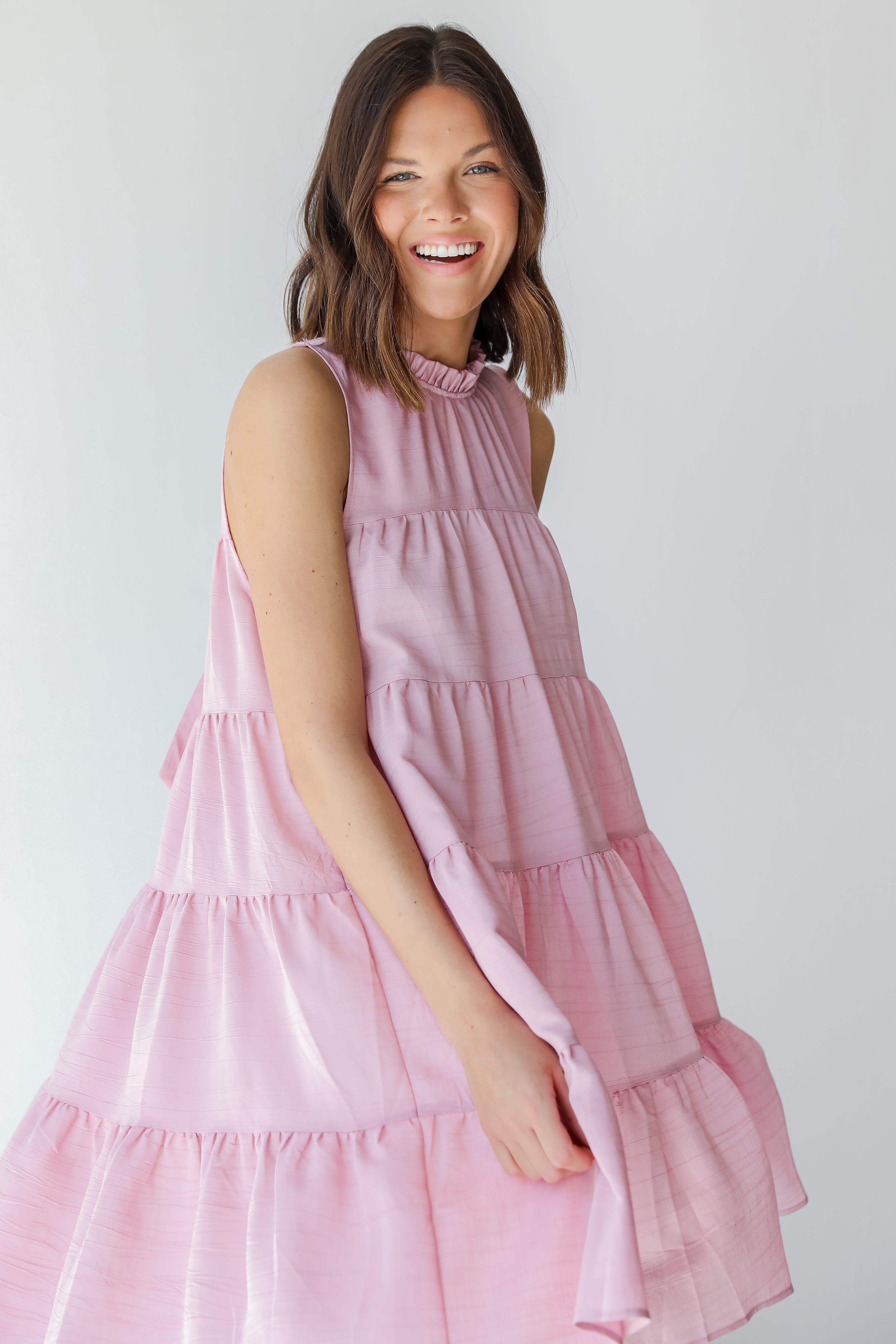 Tiered Mini Dress side view