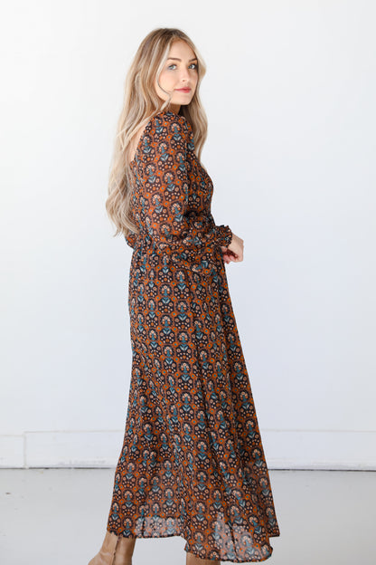 Floral Maxi Dress side view