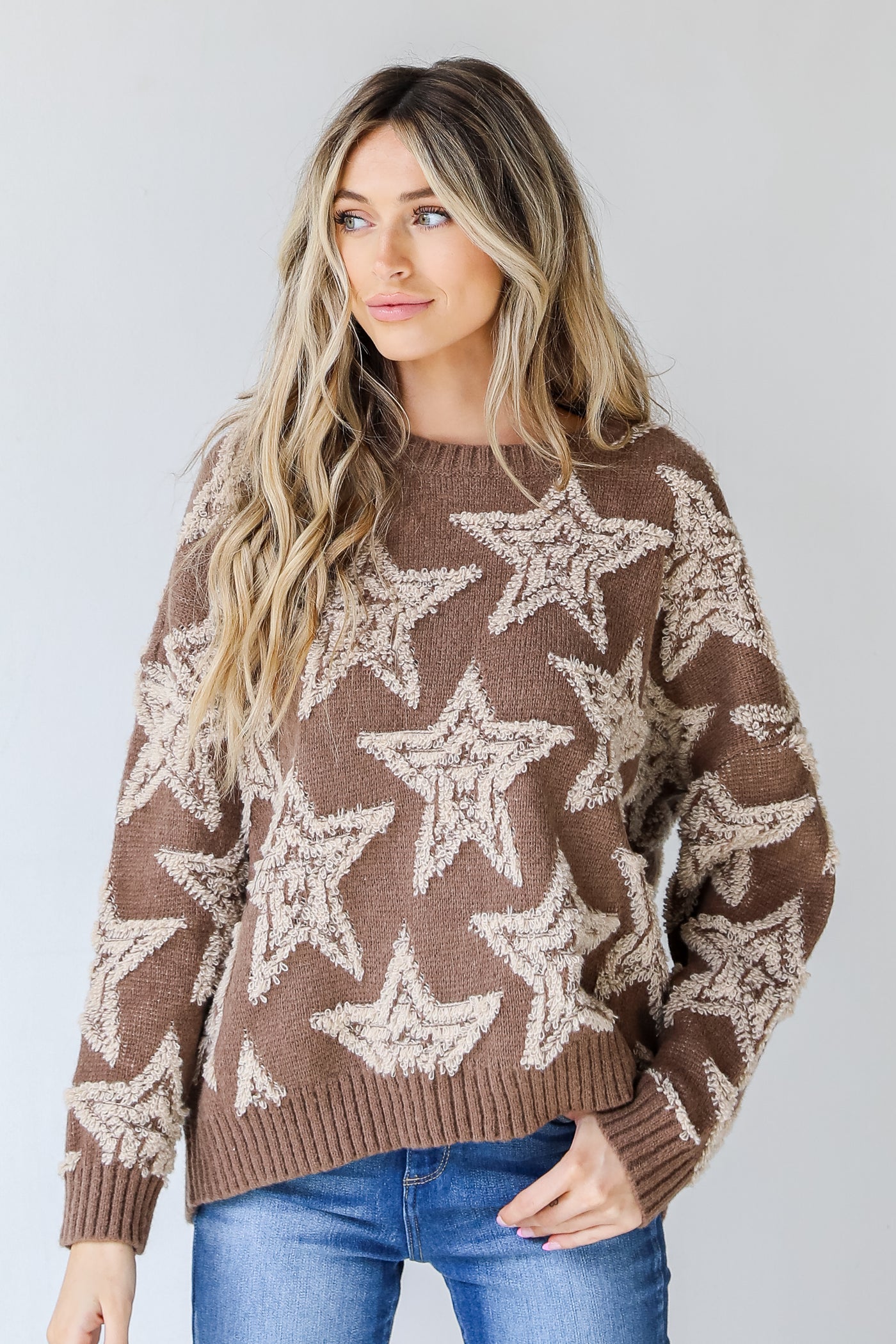 Stars Sweater front view