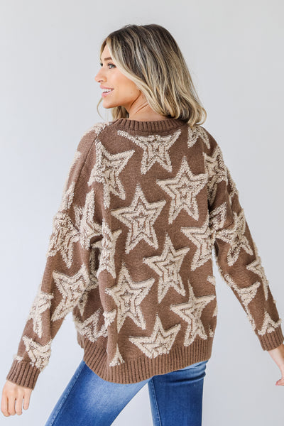 Stars Sweater back view