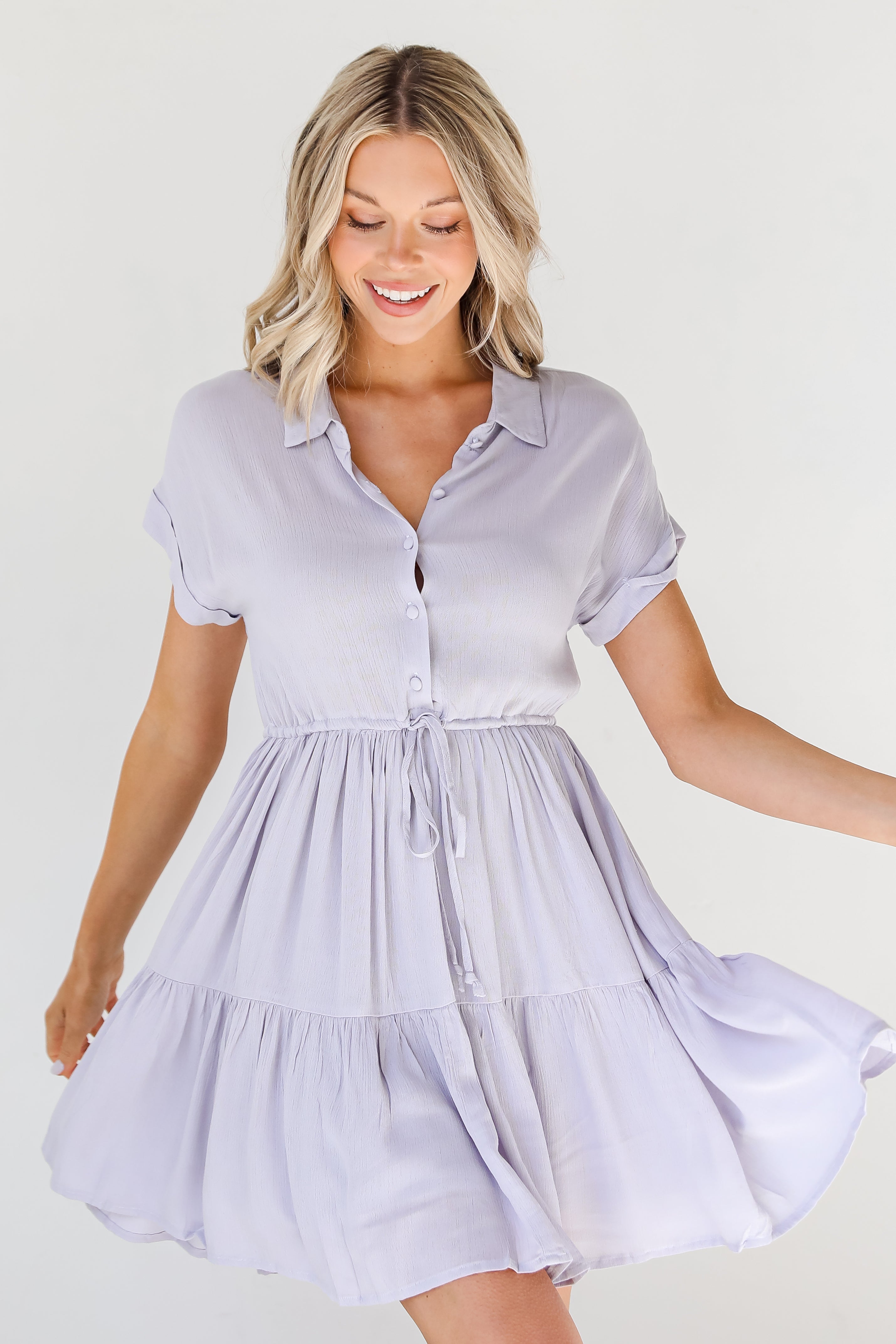 light blue Mini Dress