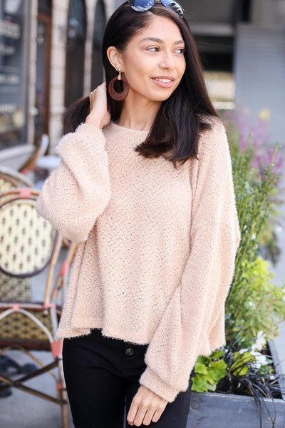 Tara Fuzzy Knit Sweater