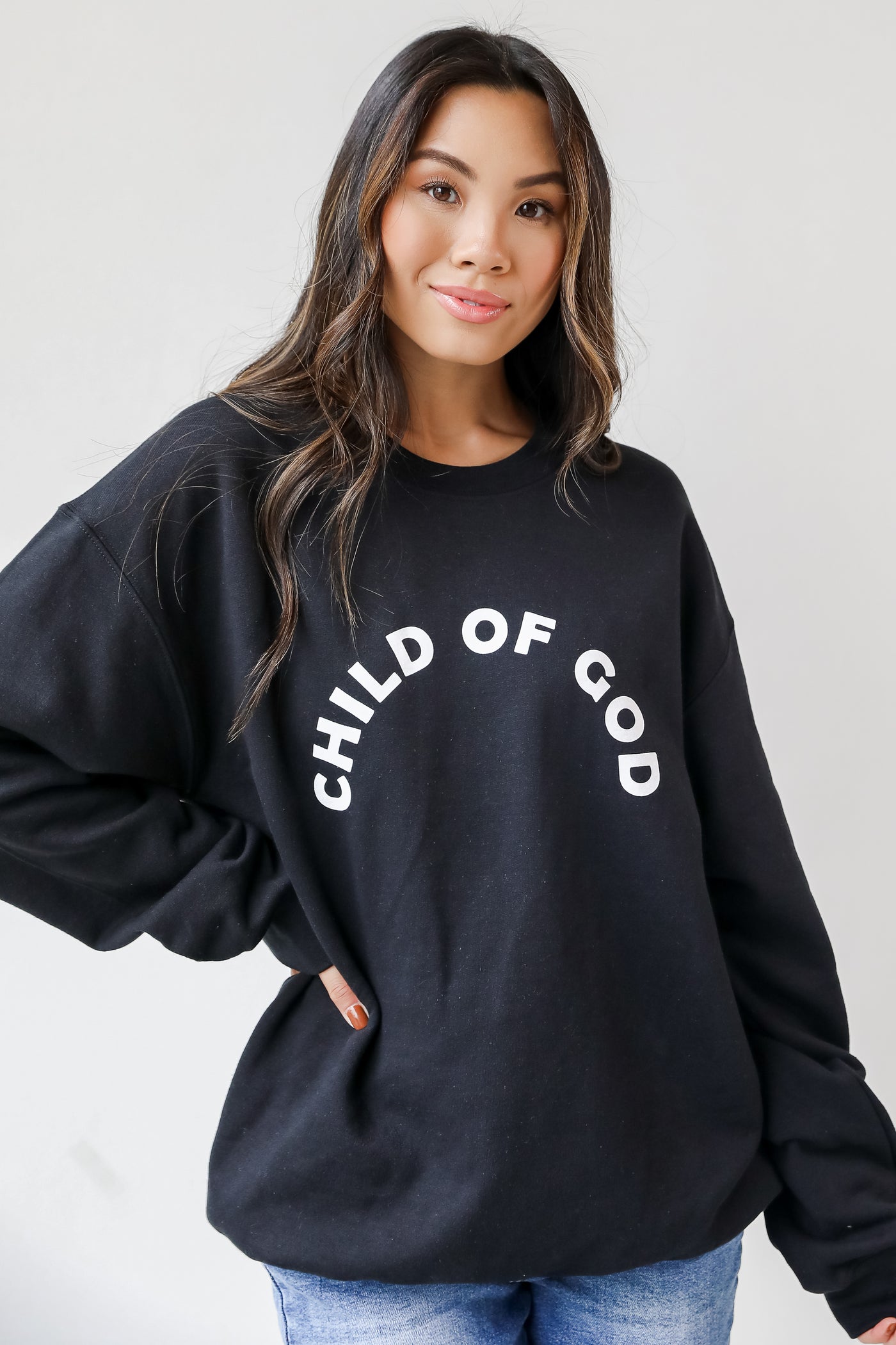 Child of God Sweatshirt, Graphic Christian Sweatshirt, Oversized, Comfy, Trendy