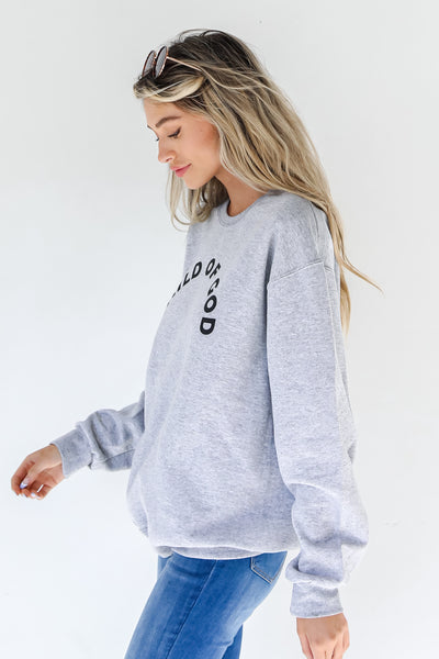 Child Of God Pullover side view