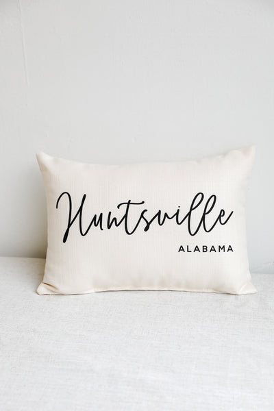 Huntsville Script Pillow