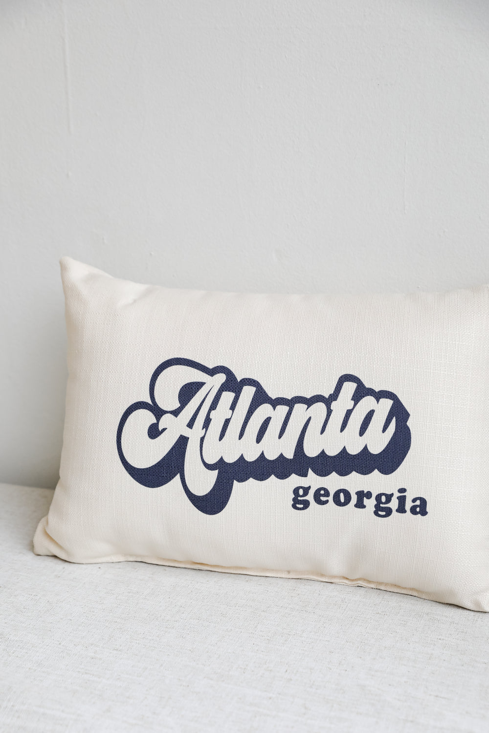 Atlanta Georgia Pillow close up