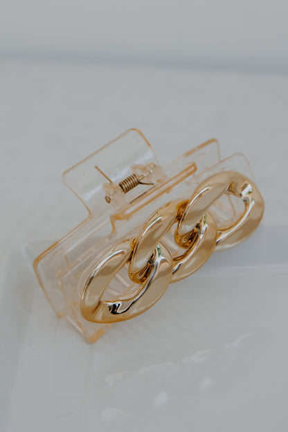 Claw Hair Clip in clear