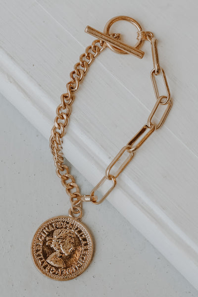 Gold Coin Bracelet from dress up