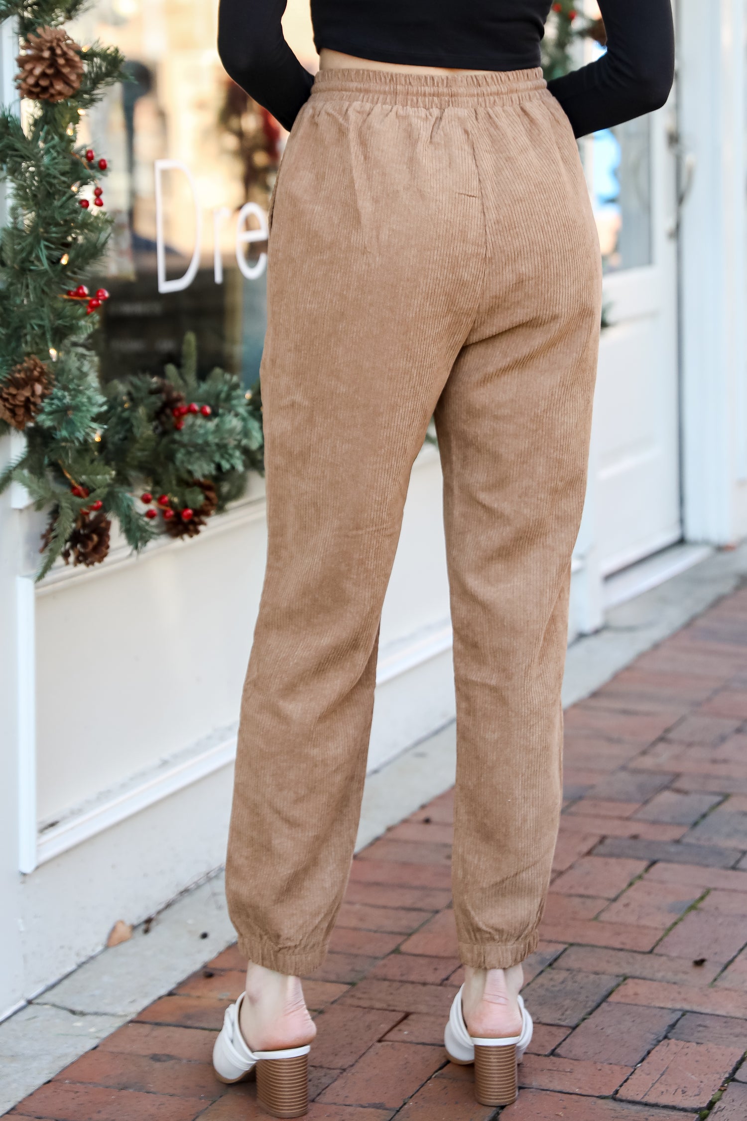 Corduroy Joggers side view