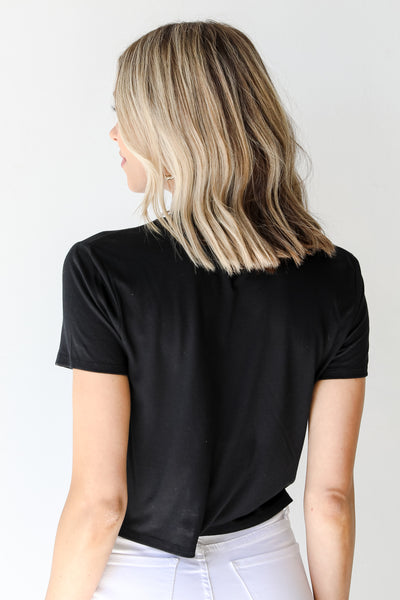 Nashville Cropped Tee back view