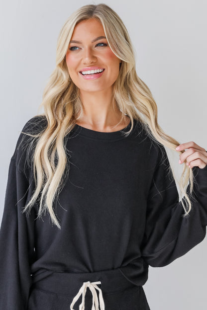 Pullover in black