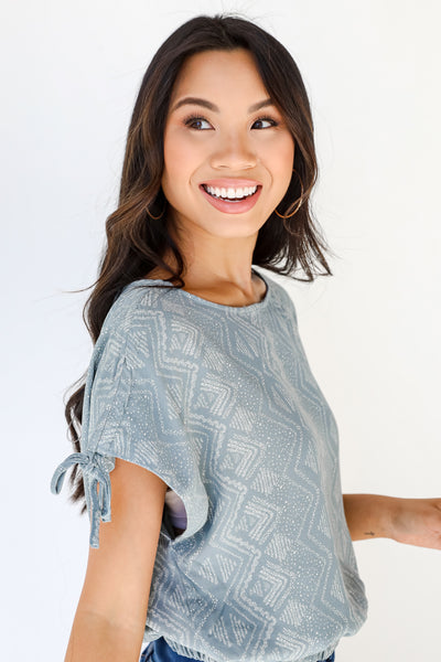 Ruched Shoulder Top from dress up