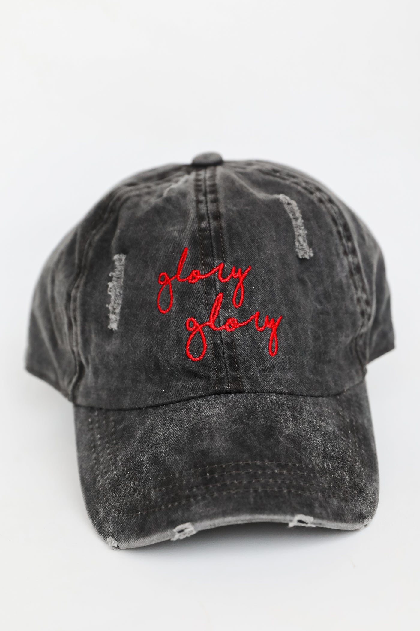 Glory Glory Script Embroidered Hat