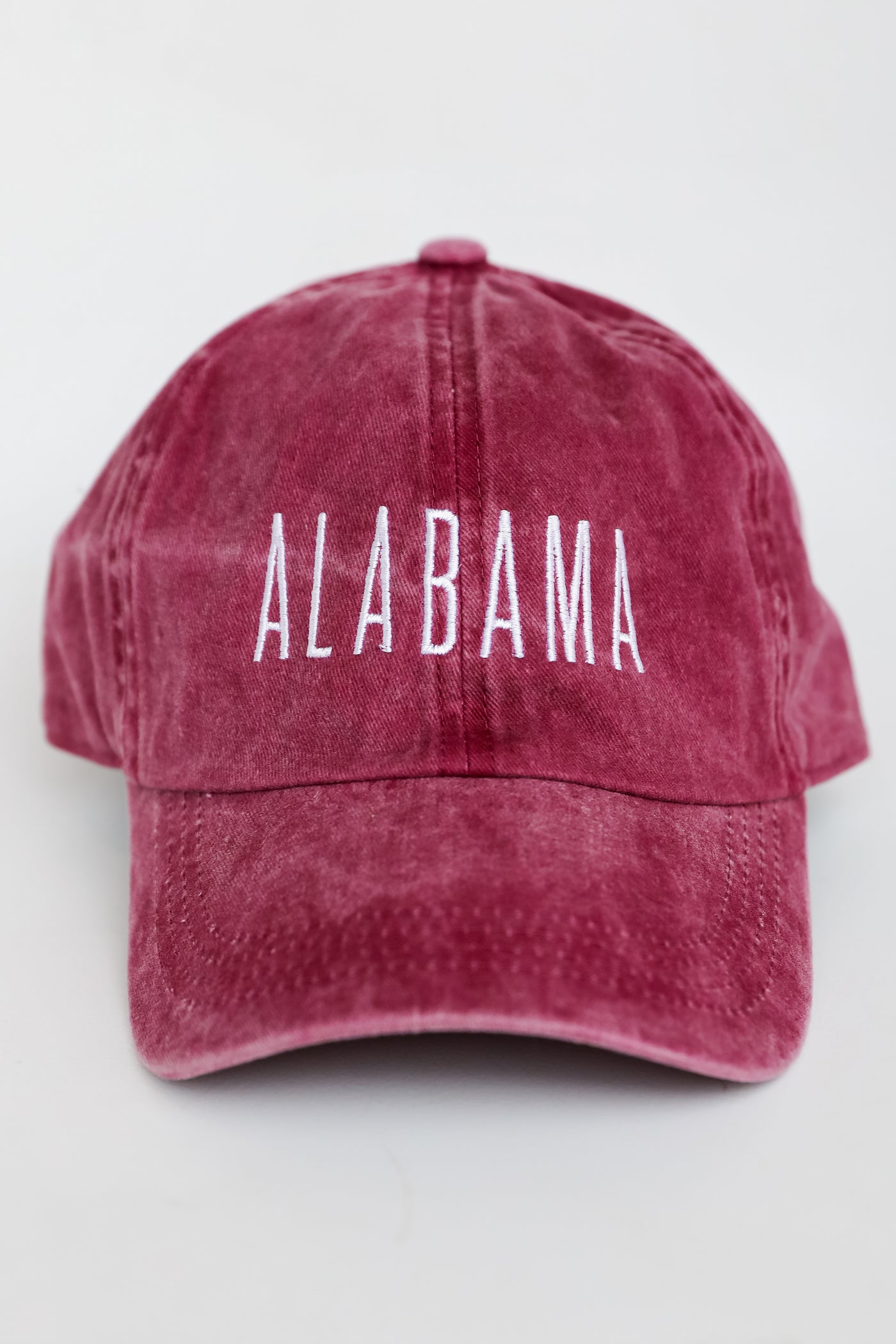 Alabama Vintage Embroidered Hat flat lay