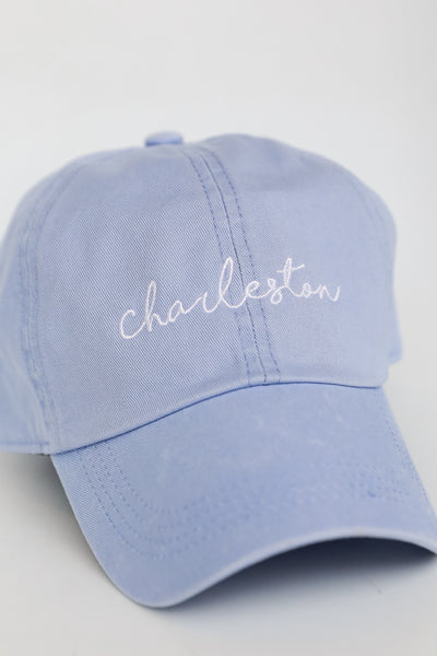 blue Charleston Embroidered Hat