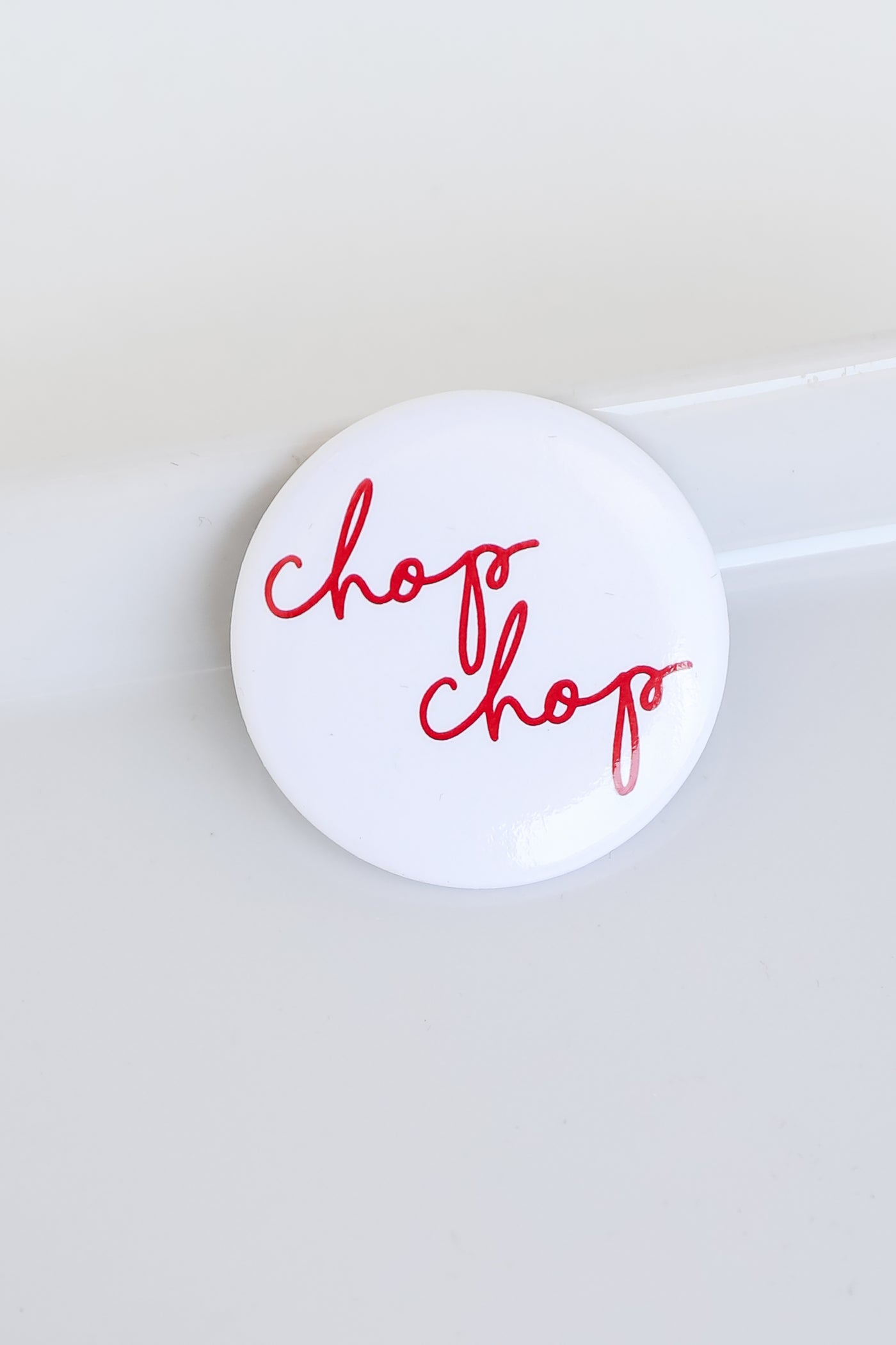 white Small Chop Chop Button