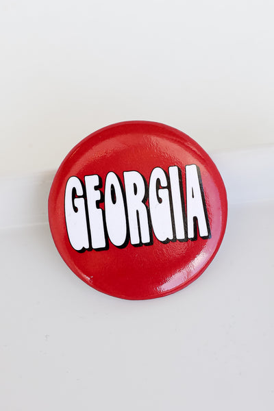 Georgia Button close up