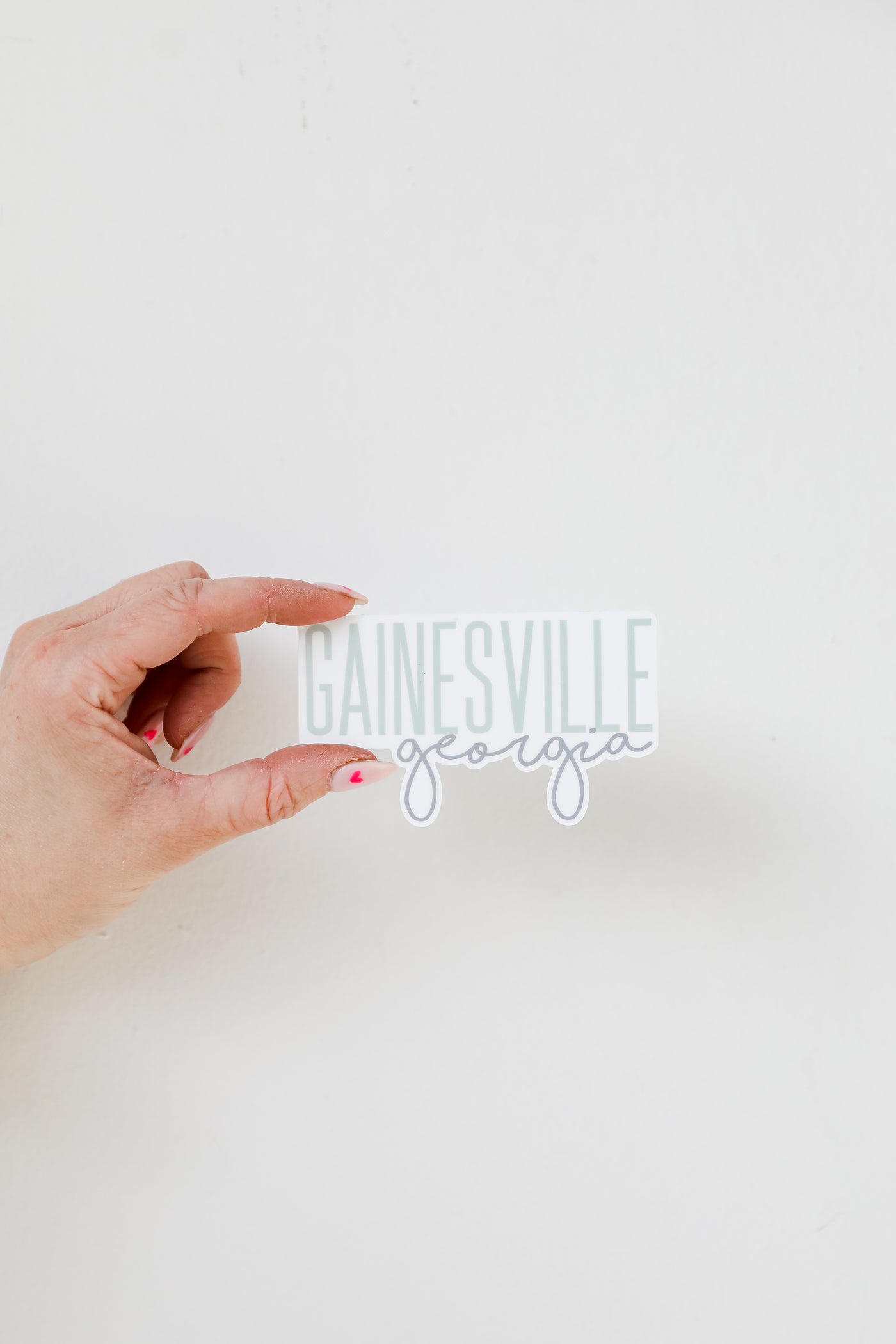 Gainesville Georgia Script Sticker