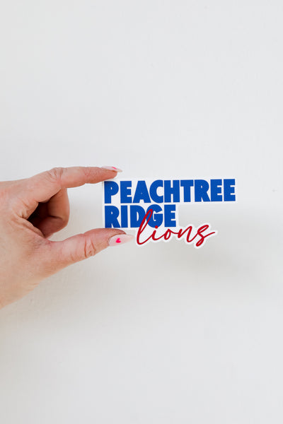 Peachtree Ridge Lions Sticker
