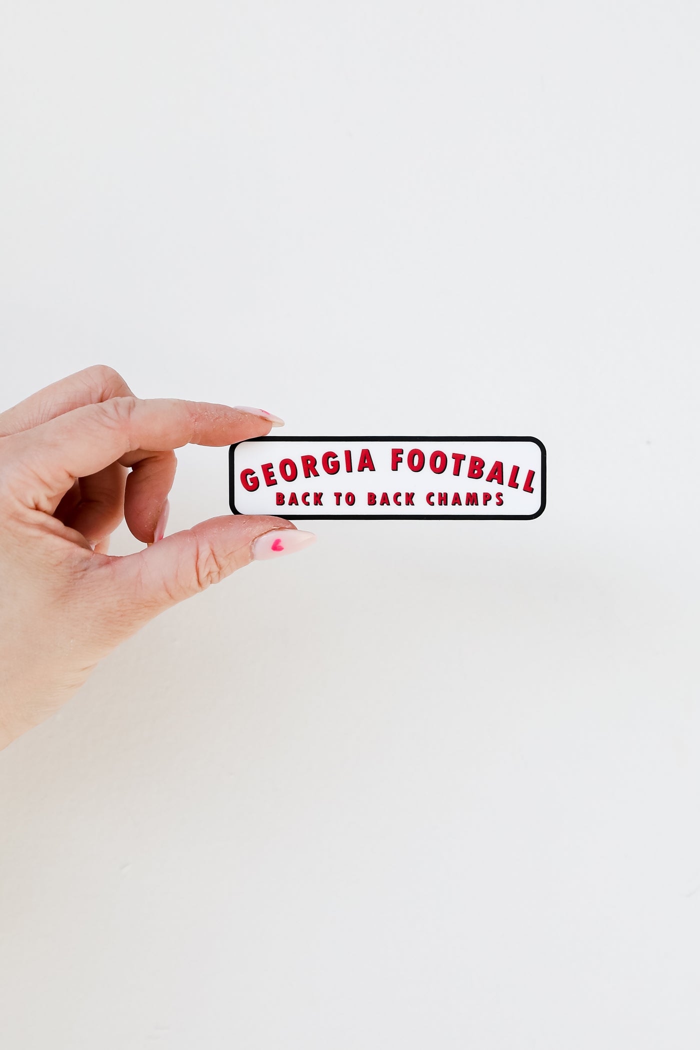 Georgia Football Back To Back Champs Sticker