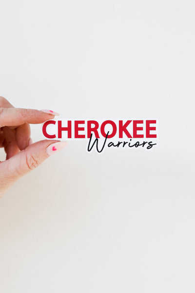 Cherokee Warriors Sticker