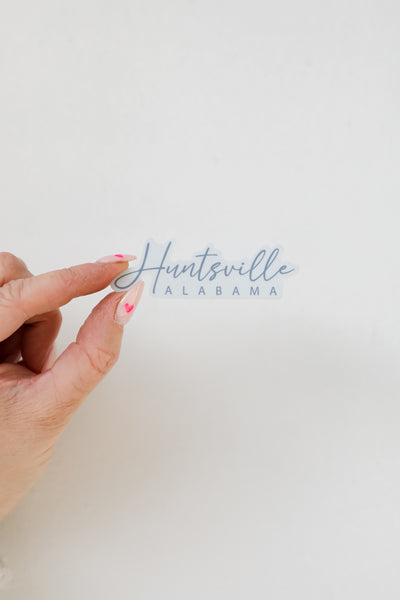 Huntsville Alabama Script Sticker