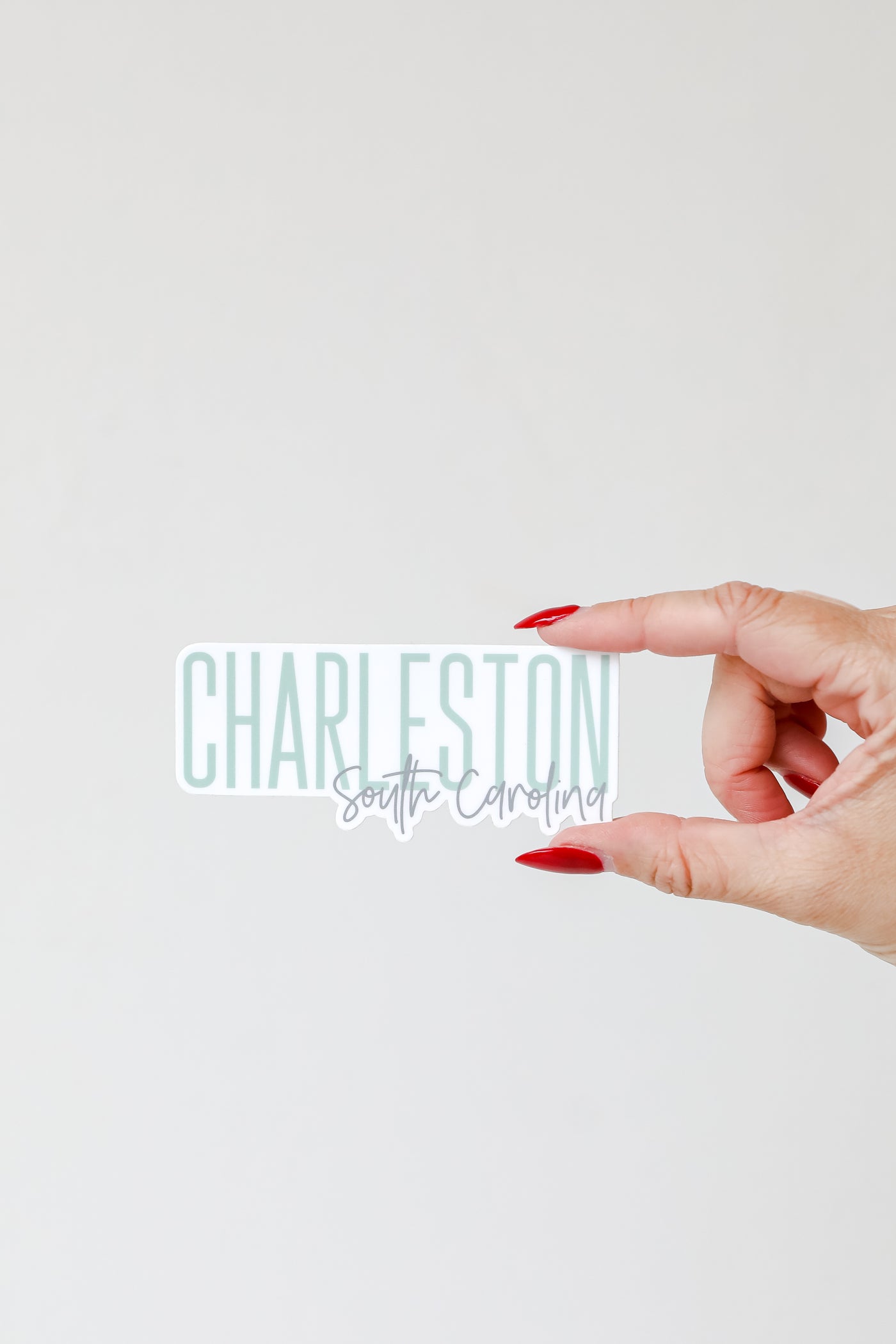 Mint Charleston South Carolina Script Sticker