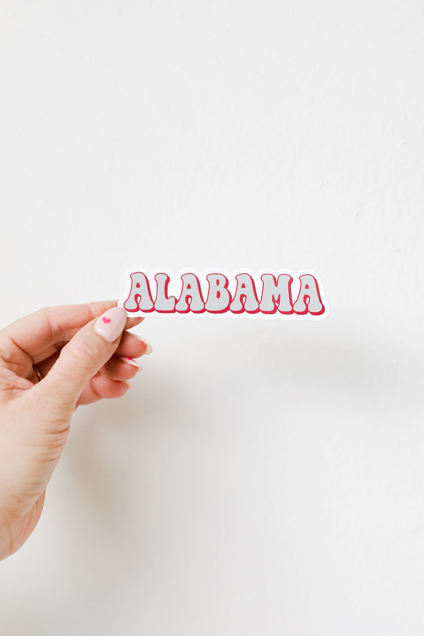 Alabama Sticker close up