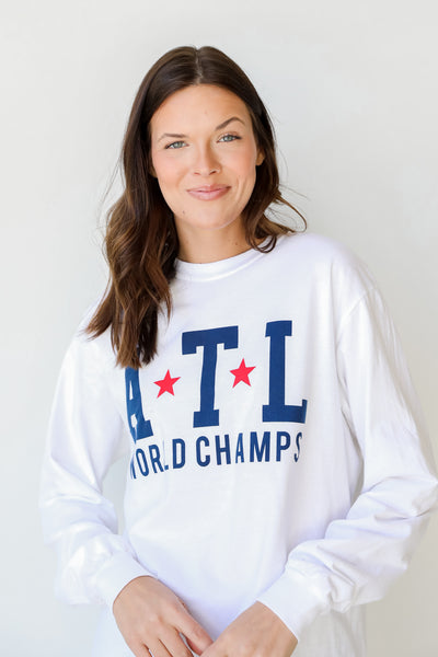 ATL World Champs Long Sleeve Tee front view